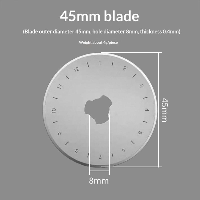 ใบมีดตัดแบบหมุนขนาด 45 มม. 5/1 - Rotary Cutter For Fabric 45Mm บทวิจารณ์และราคา