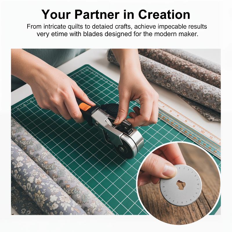 ใบมีดตัดแบบหมุนขนาด 45 มม. 5/1 - Rotary Cutter For Fabric 45Mm บทวิจารณ์และราคา