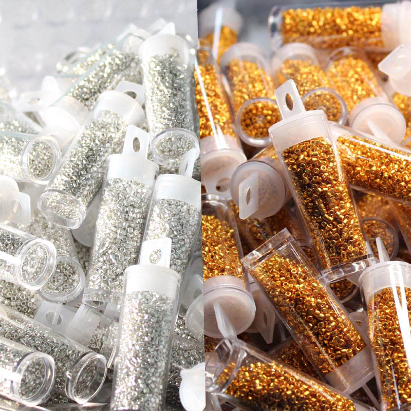 ญี่ปุ่น MKU ลูกปัดแก้วสีเมทัลล - Glass Seed Beads 2Mm Jewelry Making บทวิจารณ์และราคา